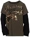Guess Boys 2-7 2-Fer Tee With Foil Screenprint