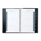 AAG701000509 - Weekly Appointment Book,Jan-Dec,2PPW,4-7/8x8,Black