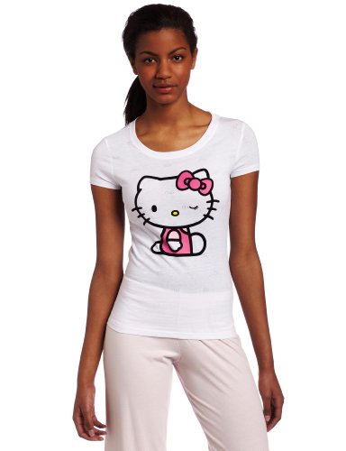 Hello Kitty Women's T Shirt in White