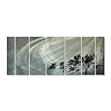 66x24 Megan Duncanson Solitude Contemporary Metal Wall Art