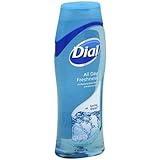 Dial All Day Freshness Antibacterial Body Wash with Moisturizers, Spring Water Scent- 16 oz
