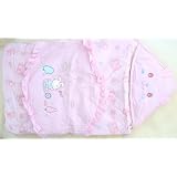 KiddoloveSummer&Winter2-in-1Infant100%CottonKnit-BabyWrapBlanket-BabyWrapWoven-SuperSoft-Pink&Ivory-ColorMayVary!!!-byPayakuBabies