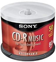 Sony 50Crm80Ls2//T 80-Minute Audio Cd-R 50-Ct
