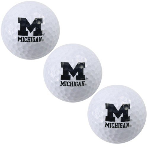 Nike Michigan Wolverines 3-pack Of Golf Balls