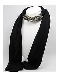 Jeweled scarf Necklace