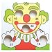 Large Clown Bean Bag Board Game (EA)