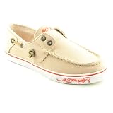 Ed Hardy Del Mar Boat Shoes Beige Mens