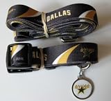 Dallas Stars Pet Accessories Set - Large (6' Leash, Collar, and ID Tag)