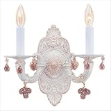 Crystorama 5200-AW-AMBER Abbie 2 - Light Wall Sconce -