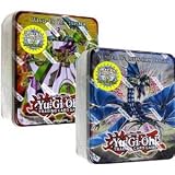YuGiOh ZEXAL 2011 Wave 1 Set of Both Holiday Tin Sets Number 17 Leviath Dragon WindUp Zenmaister