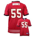 Reebok NFL Equipment Tampa Bay Buccaneers #55 Derrick Brooks Red Youth Replica Football Jersey