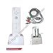 (3 in 1) Nintendo Wii Remote Charging Stand Wii Charge Station + Rechargeable Battery + Nintento WII Component Av Cables