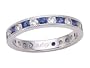 1.50 cttw Karina B(tm) Genuine Sapphire Eternity Band LIFETIME WARRANTY