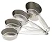 Cuisipro 4-Piece Stainless Steel Oval Measuring Cup Set