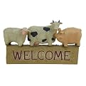 Barnyard Animals Welcome Figurine