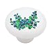 Berry Bush Decorative High Gloss Ceramic Drawer Knob