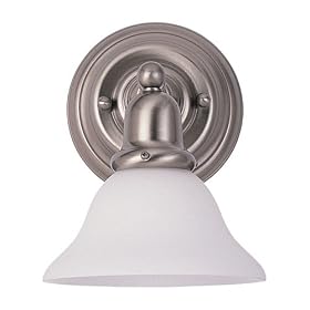 Sea Gull Lighting 44060-962 Sussex Collection One-Light Wall Sconce, Brushed Nickel Finish... by Sea Gull Lighting