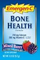 Emergen-C Bone Health Vitamin C Fizzy Drink Mix, 500 mg, Mixed Berry, 0.3 Ounce Packets (Pack of 36)