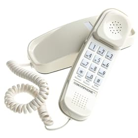 Conair SW207 Slim Design Corded Phone (Almond)