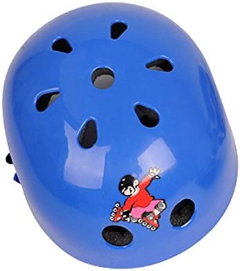 Esdar Cycle Bike Helmet and Skate Helmet Vented Design Lightweight 55 - 58cm Head Circumference Unisex Kids Boys Girls (Blue)