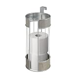 InterDesign Twillo Over-The-Tank Holder 3, Metallico