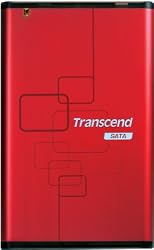 Transcend StoreJet TS0GSJ25R-S 2.5-Inch SATA Red Aluminum Housing