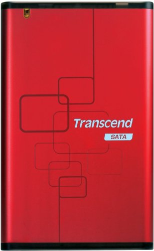 Childrens Toyshop  Electronics : Transcend StoreJet TS0GSJ25R-S 2.5-Inch SATA Red Aluminum Housing