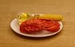 Dollhouse Miniature Lobster Platter with Drawn Butter