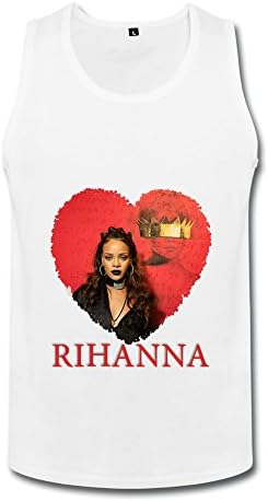 White Tank Top For Men Rihanna Album Tour 2016 Poster