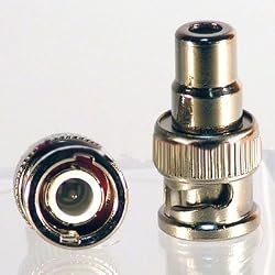 VideoSecu 2 Pcs of BNC Male to RCA Female Connectors for CCTV Camera Cable WC2