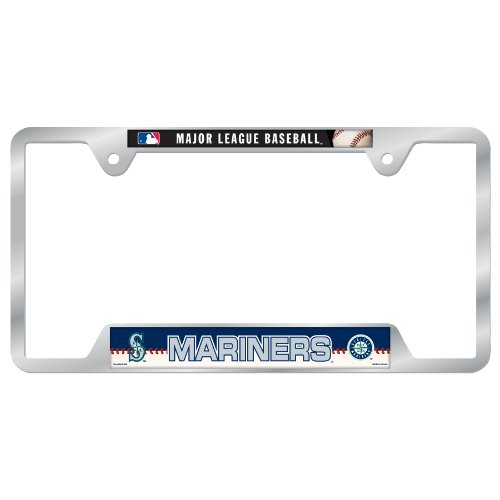 MLB Seattle Mariners Metal License Plate Frame