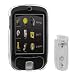 HTC Touch P3450 Smartphone Accessory Bundle Kit - Transparent Clear Crystal Snap On Case with Belt Clip + Rapid Car Charger + Premium Clear Reusable LCD Screen Protector with Lint Cleaning Cloth By Ikross
