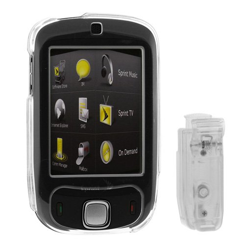 HTC Touch CDMA Cell Phone Trans. Clear Protective Case Faceplate Cover