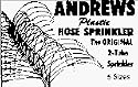 Andrews Sprinkler Hose - 100 Feet