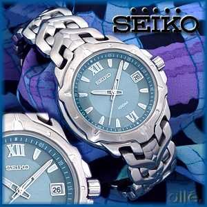 Men's Slate Blue Dial Sport Watch by Seiko Men's Slate Blue Dial Sport Watch by Seiko