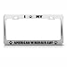 American Wirehair Cat Chrome Metal License Plate Frame Tag Holder