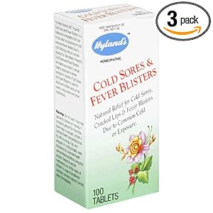 Hyland's Cold Sores and Fever Blisters, 100 Tablets (Pack of 3) by Hyland's Homeopathic