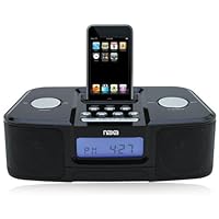 NEW Naxa NX-3103 Alarm Clock Radio iPod Docking Station