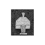 Stanford Cardinal Solid Sterling Silver ''STANFORD'' Backboard Pendant