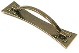 Handle/Backplate Set - Mission Handle/Backplate Set in German Bronze