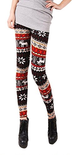 Spring fever Fashion Funky Print Stretch Legging Seamless Full Length Yoga Pants