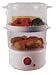 Kitchen & Housewares : 2 Tier 4 litre food steamer