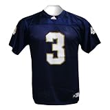 adidas 2010 Notre Dame Fighting Irish #3 Navy Blue Youth Replica Football Jersey