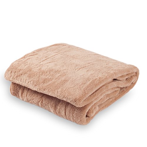 Sofantex Super Soft Blanket / Throw - Reversible Blanket (40x60, Camel)