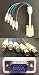 1 Ft 15-Pin HD15 Male to 5 BNC Female VGA/SVGA Video Cable