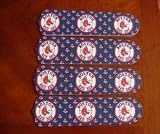 Ceiling Fan Designers 42SET-MLB-BOS MLB Boston Red Sox Baseball 42 In. Ceiling Fan Blades Only