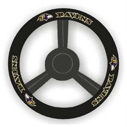 Fremont Die Baltimore Ravens Steering Wheel Cover