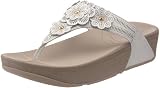 FitFlop Women's Fiorella Thong Sandal,Antique White,7 M US