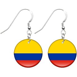 Colombia Flag Earrings