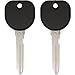 Keyless2Go Replacement for New Uncut PK3 Transponder Ignition Car Key B99 (2 Pack)